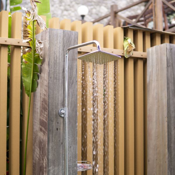 Outdoor Shower Plumbing in Smyrna